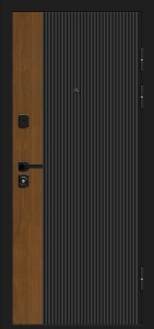 Optim Z-2 Вертикаль Муар черный-Грецкий Орех/Белый