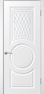 КРУГ Белая эмаль,стекло