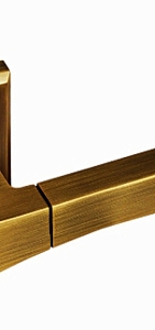 Ручка на квадратной накладке 201 CF Кофе