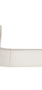 Ручка на квадратной накладке A-533 BSL Серебро