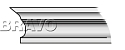 Без отделки Карниз Тип-3 120 см