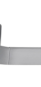 Ручка на квадратной накладке A-533 SILVER Серебро матовое
