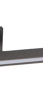 Ручка на квадратной накладке A-529 GH Графит