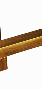 Ручка на квадратной накладке 292 CF Кофе