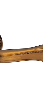 Ручка на круглой накладке A-406 BCF Полированный кофе