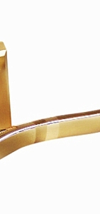 Ручка на квадратной накладке 277 SB/PB Золото матовое/золото