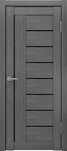 ЛУ-17 Серая,стекло черное