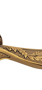 Ручка на круглой накладке A-408 BCF Полированный кофе