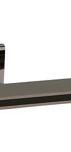 Ручка на квадратной накладке A-530 ВH Черный никель