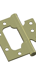 Петля без врезки стальная 2ВВ 75*63*2,5 G Золото