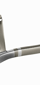 Ручка на квадратной накладке 277 НН/РС Белый никель/хром