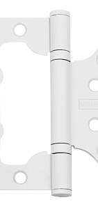 Петля накладная Arsenal 100х75х2,5 2BB BL белый