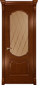 Венеция,Шпон Дуб сандал,стекло светлое